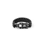 bracelet paracorde couteau cobra noir