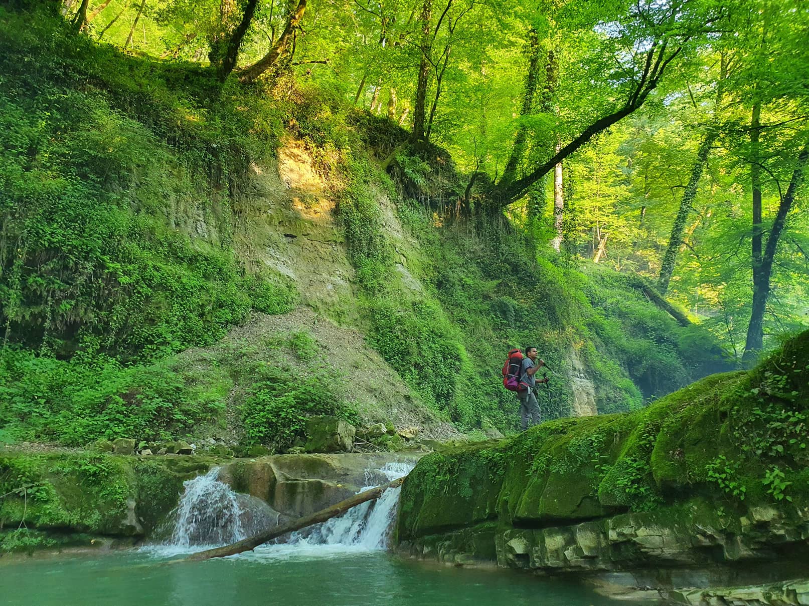 Un aventurier dans la nature