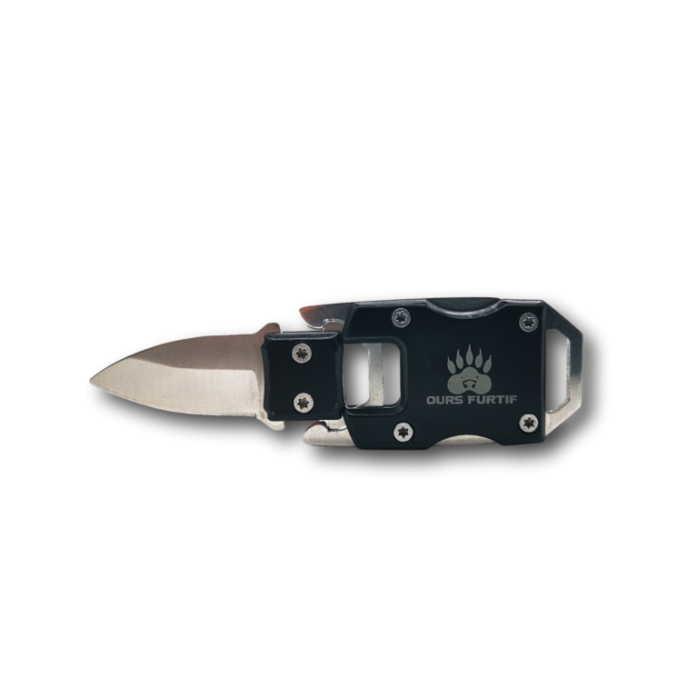 Boucle bracelet paracorde avec mini couteau