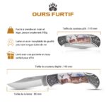stag folding knife features