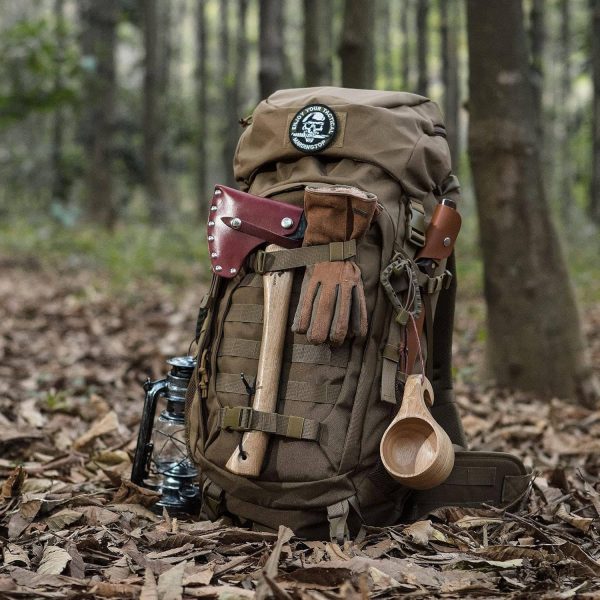 sac à dos tactique 50l avec housse de pluie randonnée, trekking et voyage